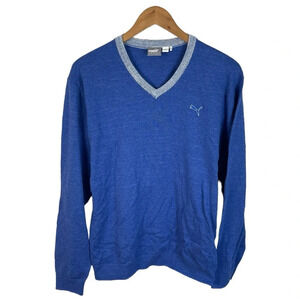 LS101 Men’s Puma Golf Tournament V Neck Pullover Sweater M